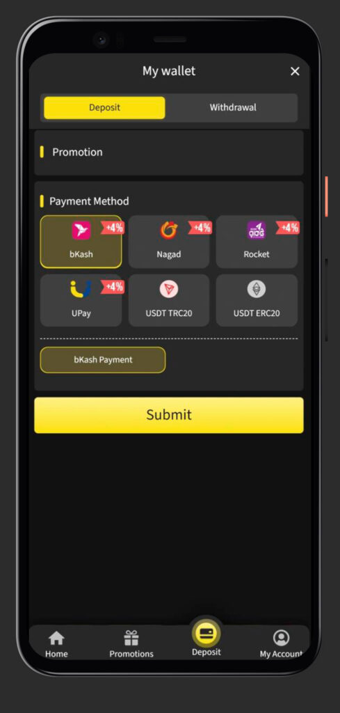 deposit betvisa